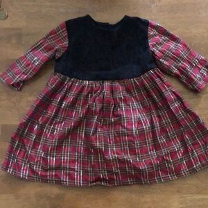 Plaid Doll Dress Red and Black